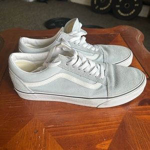 Baby Blue Old Skool Vans Size 11